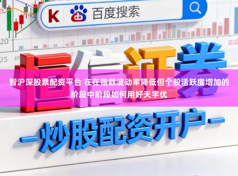 智沪深股票配资平台 在在指数波动率降低但个股活跃度增加的阶段中阶段如何用好天宇优
