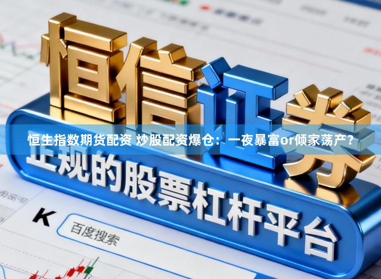 恒生指数期货配资 炒股配资爆仓：一夜暴富or倾家荡产？